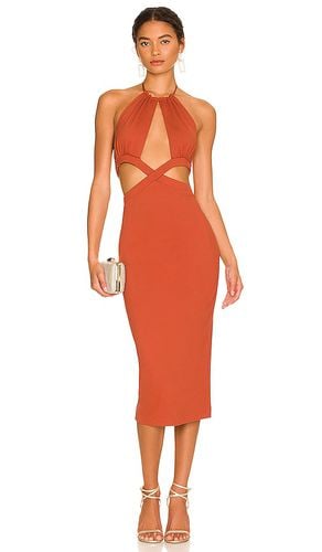 Rida Midi Dress in Rust. - size M (also in XS, XXS) - Camila Coelho - Modalova