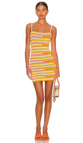 Rhea Open Stitch Mini Dress in Yellow. - size L (also in M, S, XL, XS) - Camila Coelho - Modalova