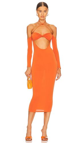 Vestido midi harmony en color naranja talla L en - Orange. Talla L (también en M, S, XL) - Camila Coelho - Modalova