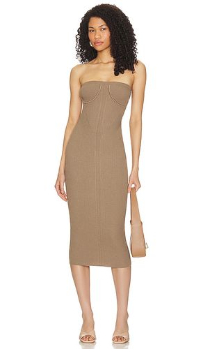 Ebrill Strapless Knit Dress in Taupe. - size L (also in XL) - Camila Coelho - Modalova