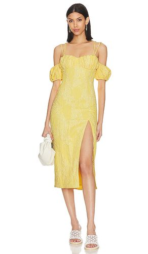 Clemence Midi Dress in Yellow. - size L (also in M, S, XS) - Camila Coelho - Modalova