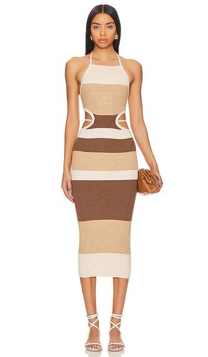 Emlyn Stripe Knit Dress in Tan. - size L (also in M, S, XL, XS) - Camila Coelho - Modalova