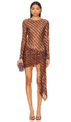 Cataleya Sequin Mini Dress in Metallic Bronze. - size L (also in M, S, XS, XXS) - Camila Coelho - Modalova