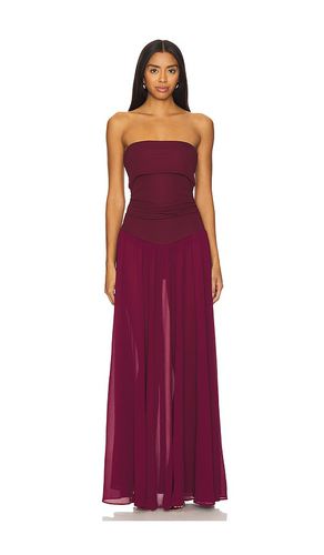 Vestido minji en color burgundy talla S en - Burgundy. Talla S (también en XS) - Camila Coelho - Modalova