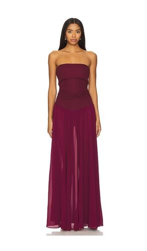 Minji Maxi Dress in Burgundy. - size L (also in S, XL, XS) - Camila Coelho - Modalova