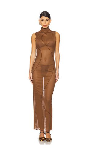 Lagoon Maxi Dress in Chocolate. - size L (also in M, S, XL, XS) - Camila Coelho - Modalova