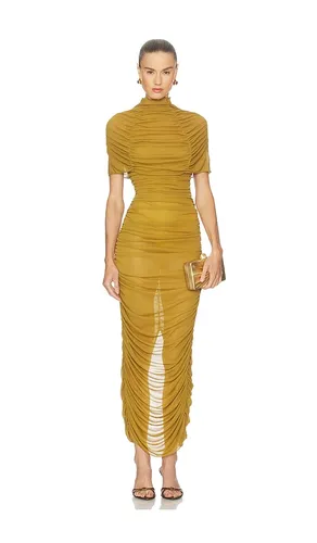 Rocio Midi Dress in Chartreuse in Green. - size L (also in M, S) - Camila Coelho - Modalova
