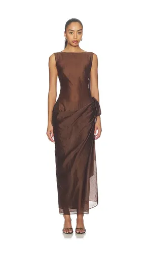 Mirelle Maxi Dress in Brown. - size M (also in S, XL) - Camila Coelho - Modalova