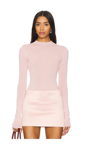 Pauline Mock Neck Sweater in Pink. - size M (also in S, XS) - Camila Coelho - Modalova