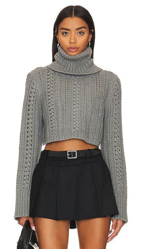 Daria Cable Sweater in Grey. - size M (also in L, S, XL, XS) - Camila Coelho - Modalova