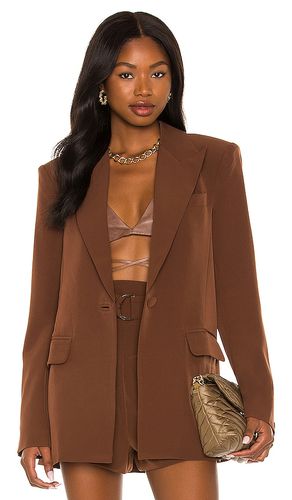 Morena Blazer in Chocolate. - size L (also in M, S, XL) - Camila Coelho - Modalova