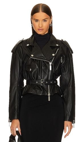 Ambrosia Leather Moto Jacket in . - size L (also in M, S, XS) - Camila Coelho - Modalova