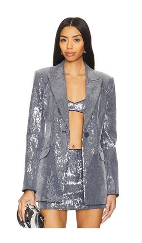 Mori Blazer in Metallic Silver. - size XL (also in XS) - Camila Coelho - Modalova