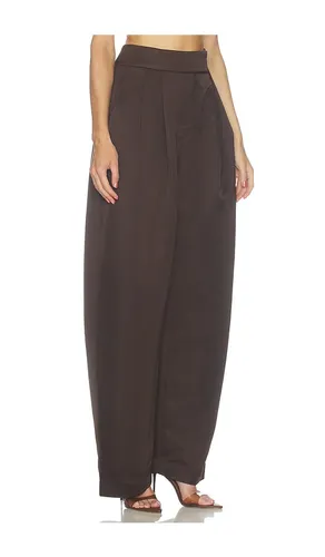 Reese Pant in Chocolate. - size L (also in M, S, XL, XS, XXS) - Camila Coelho - Modalova