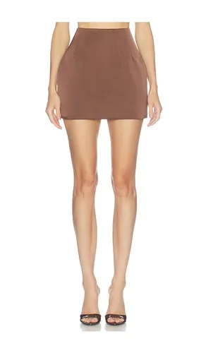 Ondina Mini Skirt in Chocolate. - size M (also in S, XS, XXS) - Camila Coelho - Modalova