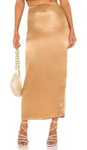 Selina Maxi Skirt in Metallic Copper. - size M (also in S, XS, XXS) - Camila Coelho - Modalova