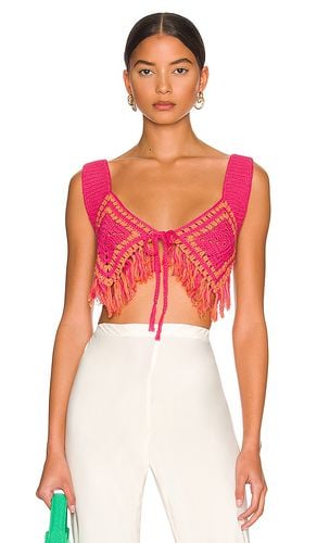 Mira Hand Crochet Fringe Top in . Taglia S - Camila Coelho - Modalova