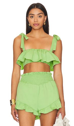 Brittany crop top en color talla XL en - Green. Talla XL (también en L, XS, XXS) - Camila Coelho - Modalova