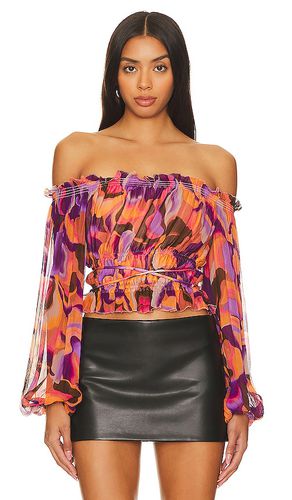 Freyja Off Shoulder Top in Purple. - size S (also in XS) - Camila Coelho - Modalova