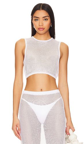 Anette sheer top en color talla M en - White. Talla M (también en S, XL, XS) - Camila Coelho - Modalova