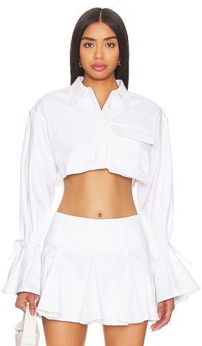 Luz Cropped Shirt in . Size M, S - Camila Coelho - Modalova