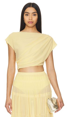 Yara Crop Top in Yellow. - size L (also in M, S, XL, XS) - Camila Coelho - Modalova