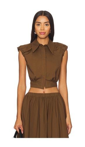 Gurina Top in Brown. - size L (also in S, XS) - Camila Coelho - Modalova