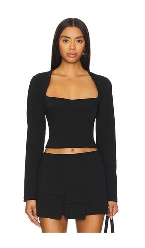 Millie long sleeve top en color talla L en - Black. Talla L (también en M, S, XL, XS) - Camila Coelho - Modalova