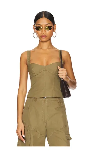 Gigi Top in Olive. - size M (also in S, XS, XXS) - Camila Coelho - Modalova