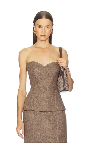 Sidonia Top in Taupe. - size M (also in S, XS) - Camila Coelho - Modalova
