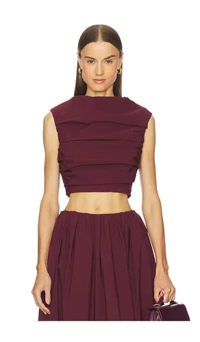 Carina Top in Burgundy. - size M (also in S, XS, XXS) - Camila Coelho - Modalova