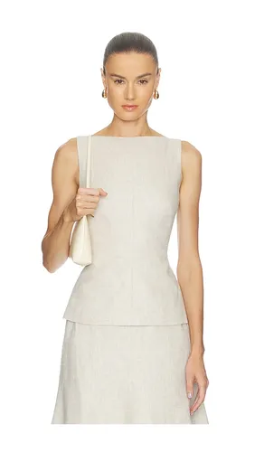 Malena Linen Top in . Taglia XL. Also in XXS - Camila Coelho - Modalova