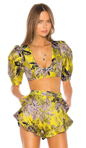 Kahlo Crop Top in Yellow. - size S (also in XS) - Camila Coelho - Modalova