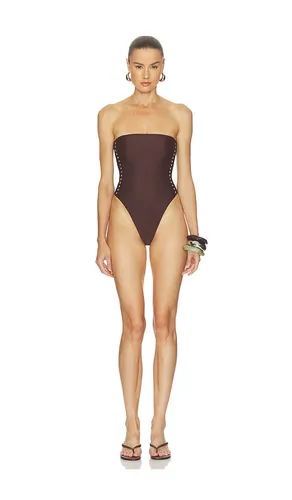 Noa One Piece in Chocolate. - size L (also in M, S, XL) - Camila Coelho - Modalova