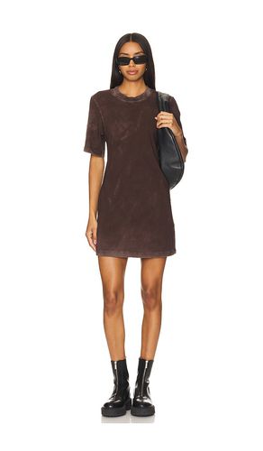 The Tokyo Tee Mini Dress in Chocolate. - size M (also in S, XS) - COTTON CITIZEN - Modalova