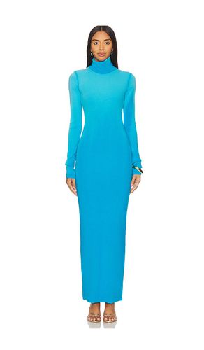 Verona Turtleneck Maxi Dress in Blue. - size M (also in S) - COTTON CITIZEN - Modalova