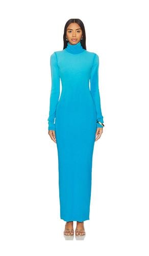 Verona Turtleneck Maxi Dress in Blue. - size M (also in S, XS) - COTTON CITIZEN - Modalova