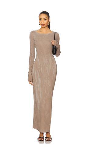 Marbella Long Sleeve Maxi Dress in Grey. - size M (also in S, XS) - COTTON CITIZEN - Modalova