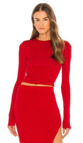 X revolve verona crop long sleeve in color red size L in - Red. Size L (also in M, S, XS) - COTTON CITIZEN - Modalova