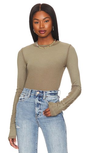 Verona crop top in color taupe size M in - Taupe. Size M (also in S) - COTTON CITIZEN - Modalova