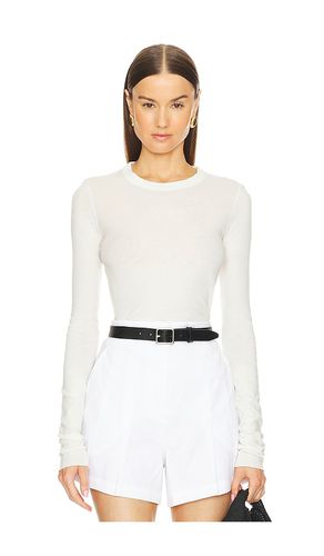 Marbella long sleeve top en color ivory talla L en - Ivory. Talla L (también en S, XS) - COTTON CITIZEN - Modalova