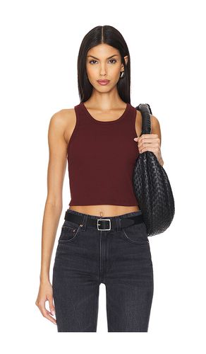 Verona Crop Tank in Wine. - size L (also in M, S, XS) - COTTON CITIZEN - Modalova