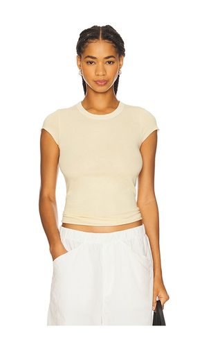 Marbella Cap Sleeve Tee in Yellow. - size L (also in M, S, XS) - COTTON CITIZEN - Modalova