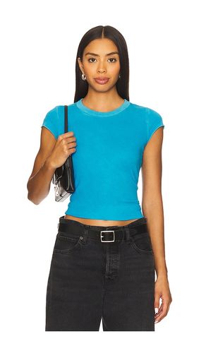 Marbella Cap Sleeve Tee in Blue. - size L (also in M, S, XS) - COTTON CITIZEN - Modalova