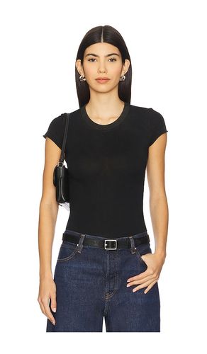 Marbella Cap Sleeve Tee in Black. - size L (also in M, S, XS) - COTTON CITIZEN - Modalova