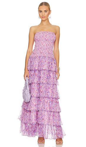 Vestido largo karina en color morado talla S en - Purple. Talla S (también en XS) - Caroline Constas - Modalova