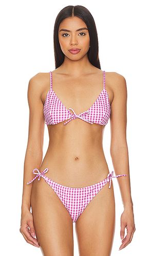 Adelphine Bikini Top in Pink. - size M (also in L) - CAROLINE CONSTAS - Modalova