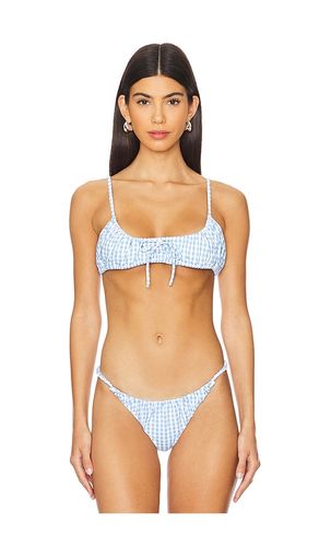 Aris Bikini Top in Baby Blue. - size L (also in M) - CAROLINE CONSTAS - Modalova