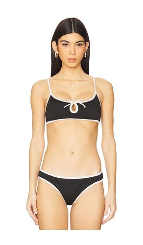 Gillian Keyhole Bikini Top in Black. - size M (also in S, XL, XS) - CAROLINE CONSTAS - Modalova