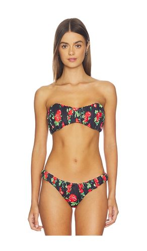 Leila Ruched Bandeau Bikini Top in . - size S (also in XS) - CAROLINE CONSTAS - Modalova